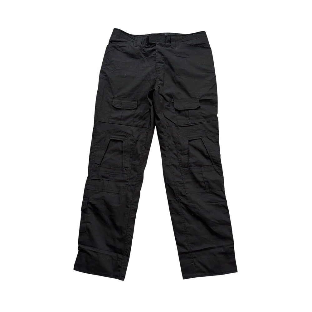 Tactical Pants Black Ripstop Multi-Pocket Cargo Pants 36x32 Utility Military